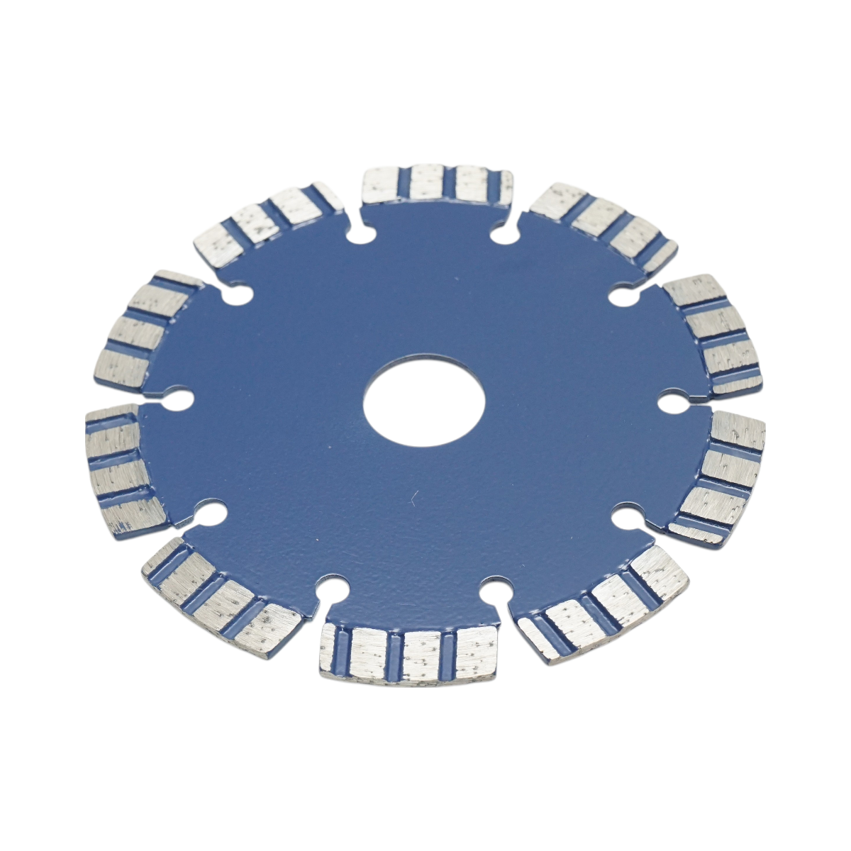 Disc diamantat turbo segmentat 125x22.23mm, segment 10mm pentru beton armat, piatra dura, pavele Breckner Germany - imagine 4