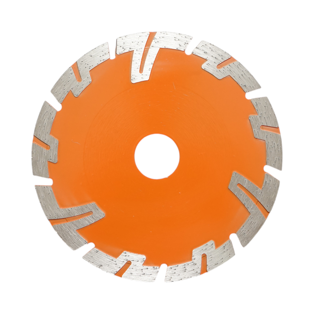 Disc diamantat turbo segmentat 125x22.23mm, segment 8mm pentru BCA, caramida, sapa, beton armat Breckner Germany - imagine 2