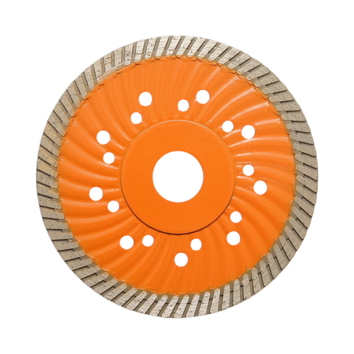Disc diamantat turbo 125x22.23mm, segment 10mm pentru tigla, pavele, mozaic, piatra dura, marmura, granit Breckner Germany - imagine 2