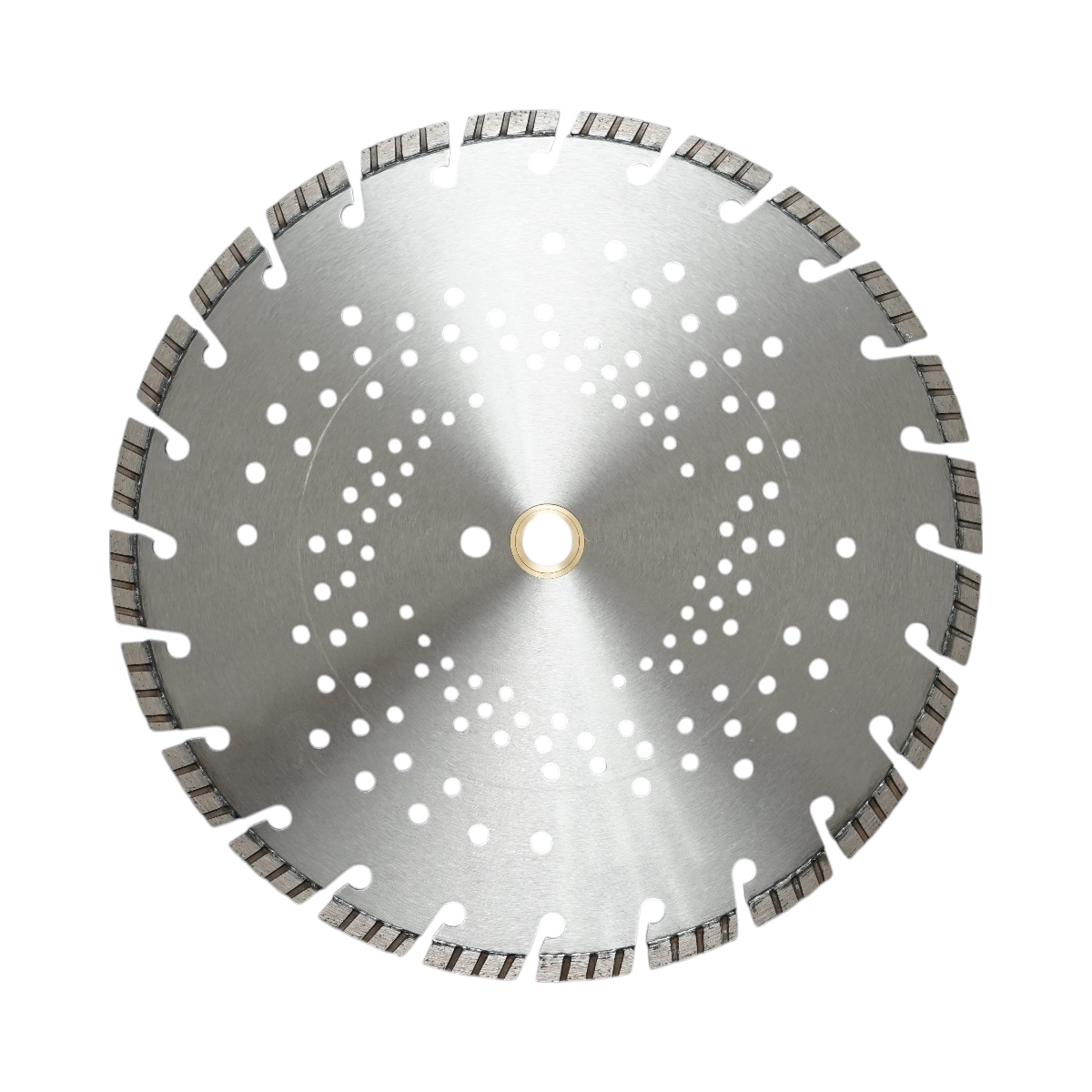 Disc diamantat turbo segmentat 350x30mm, segment 10mm pentru beton armat, pavele, boltari, piatra dura Breckner Germany	 - imagine 2