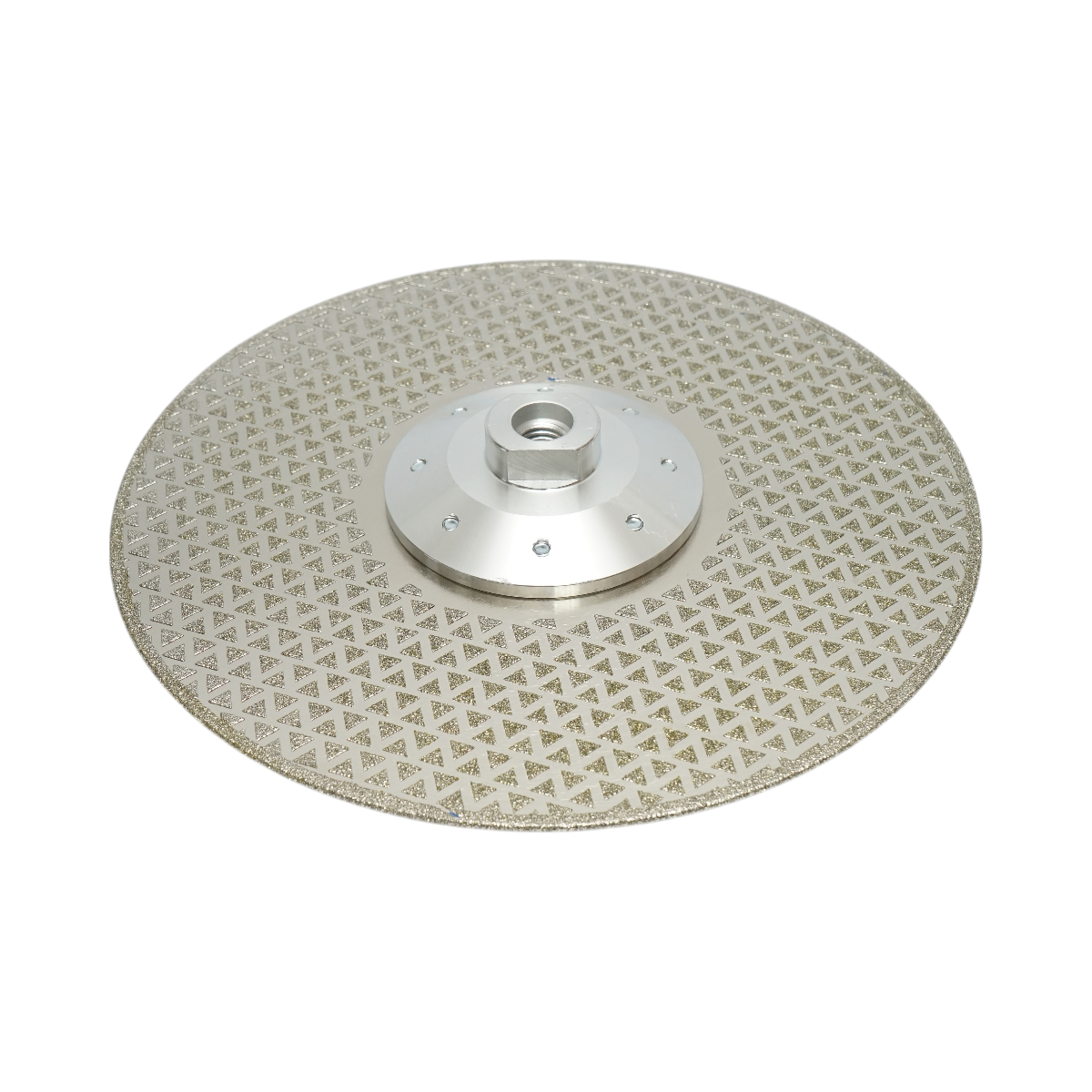 Disc diamantat electroplacat 230mm, filet M14 pentru taiere/slefuire marmura, fibra sticla, rasina, ceramica dura Breckner Germany - imagine 4