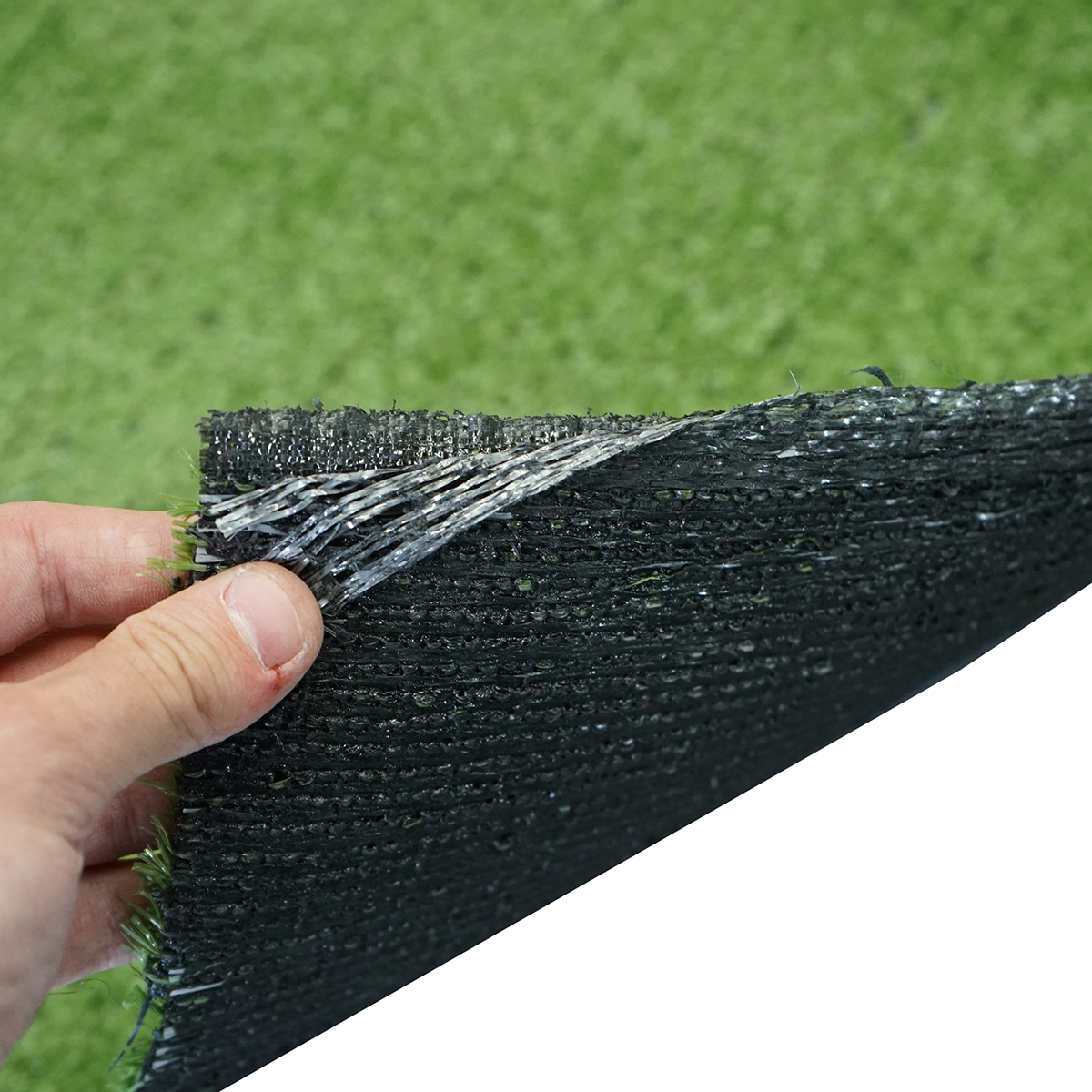 Covor gazon iarba artificiala verde 4mx30m, fir 7mm, 2 straturi PP si plasa PU - imagine 5