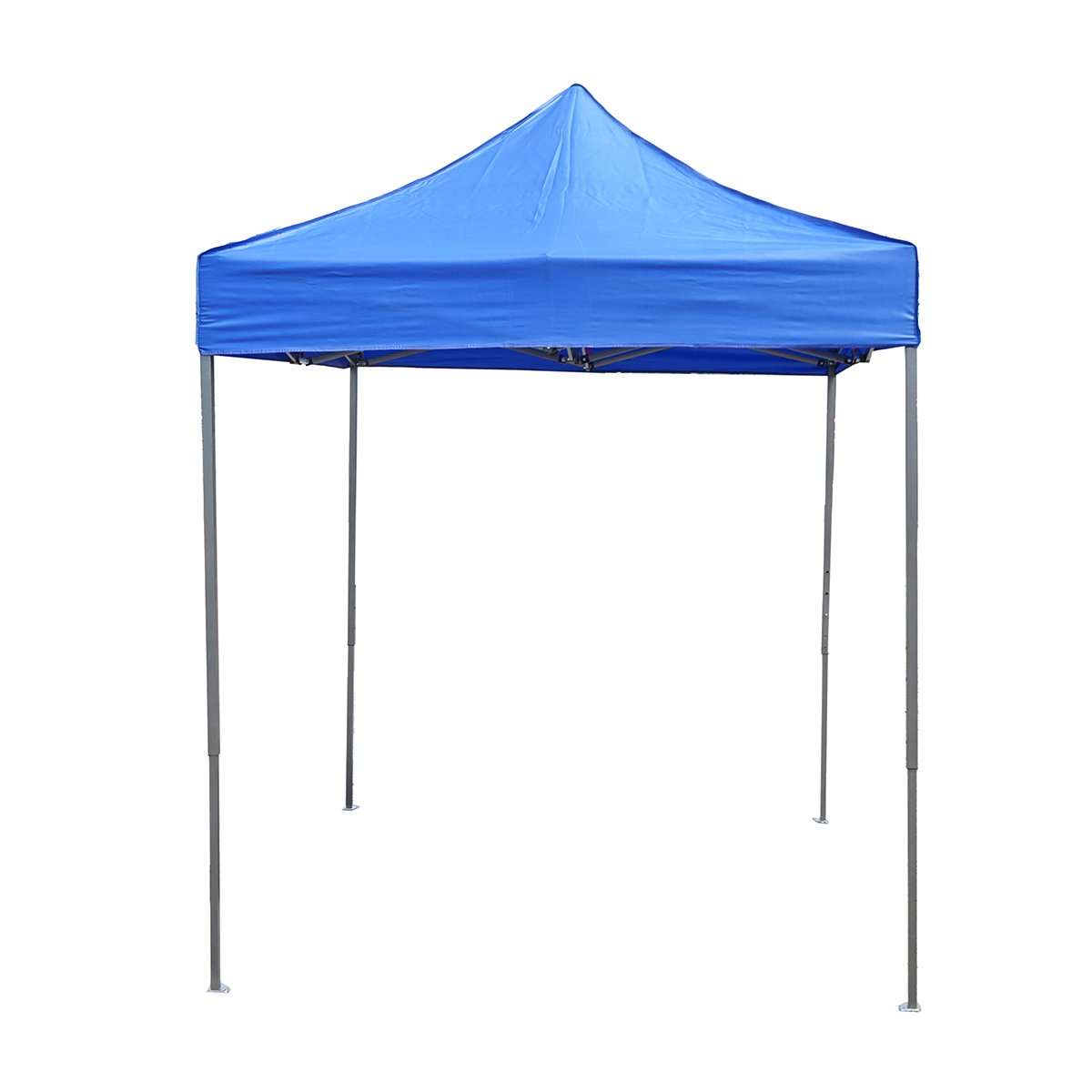 Cort pavilion pliabil 2x2m albastru impermeabil, inaltime reglabila, cadru metalic Breckner Germany - imagine 2