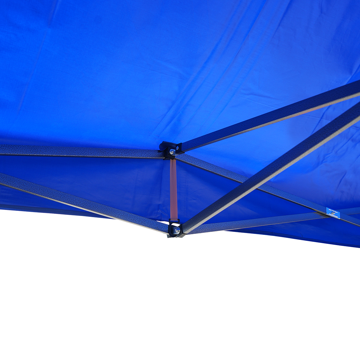 Cort pavilion pliabil 3x4.5m albastru impermeabil, inaltime reglabila, cadru metalic Breckner Germany - imagine 6