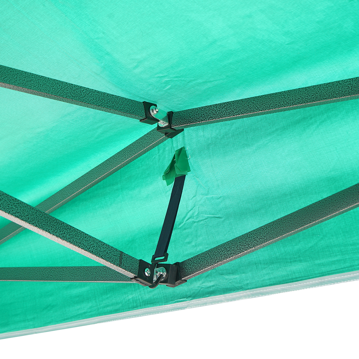 Cort pavilion pliabil 3x6m verde impermeabil, inaltime reglabila, cadru metalic Breckner Germany - imagine 6