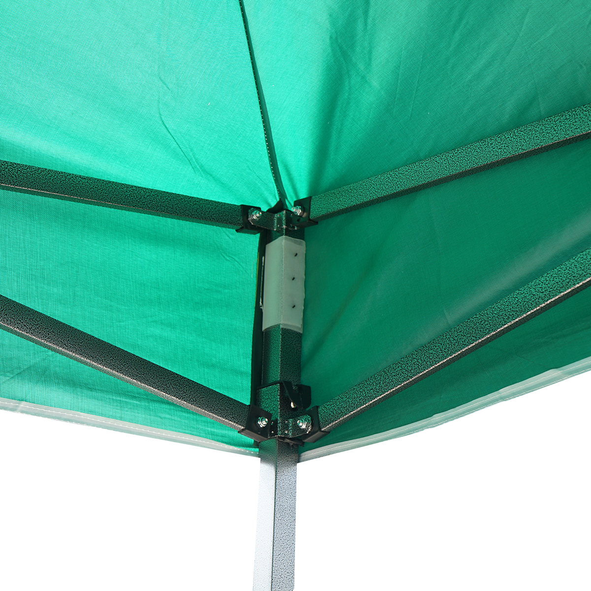 Cort pavilion pliabil 3x6m verde impermeabil, inaltime reglabila, cadru metalic Breckner Germany - imagine 7