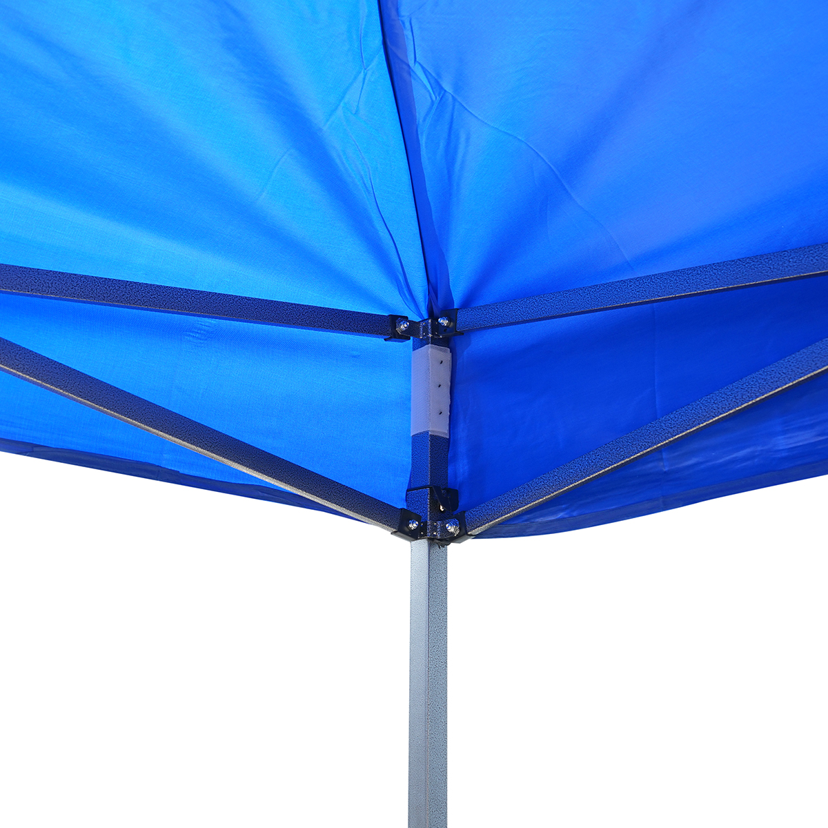 Cort pavilion pliabil 3x6m albastru impermeabil, inaltime reglabila, cadru metalic Breckner Germany - imagine 5