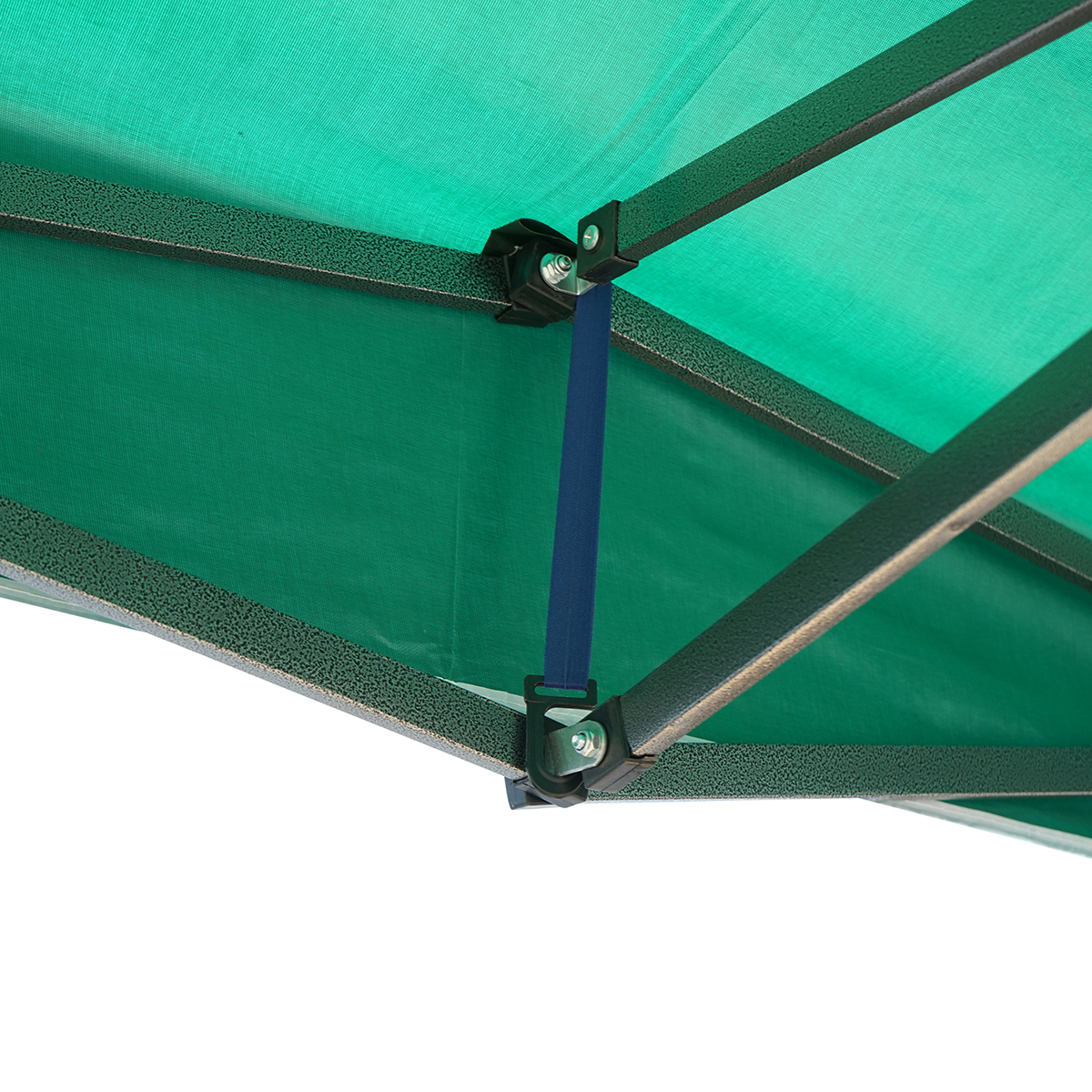 Cort pavilion pliabil 3x3m verde impermeabil, inaltime reglabila, cadru metalic Breckner Germany - imagine 5