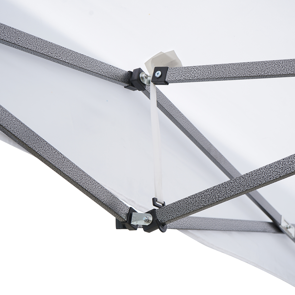 Acoperis cort pavilion 2.5x2.5m alb - imagine 6