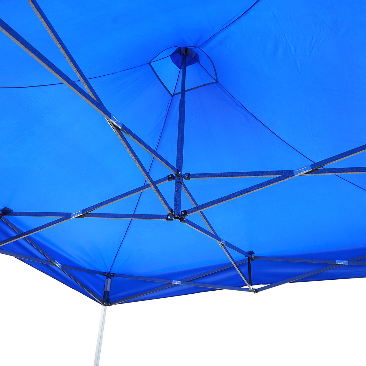 Acoperis cort pavilion 2.5x2.5m albastru  - imagine 5