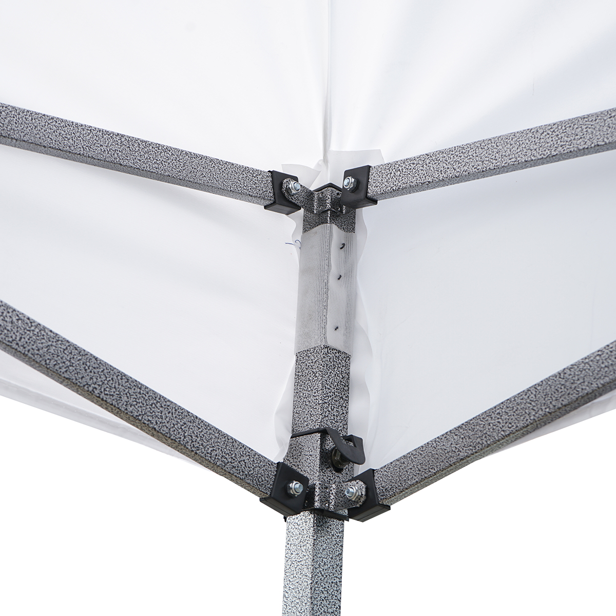 Acoperis cort pavilion 3x3m alb - imagine 7