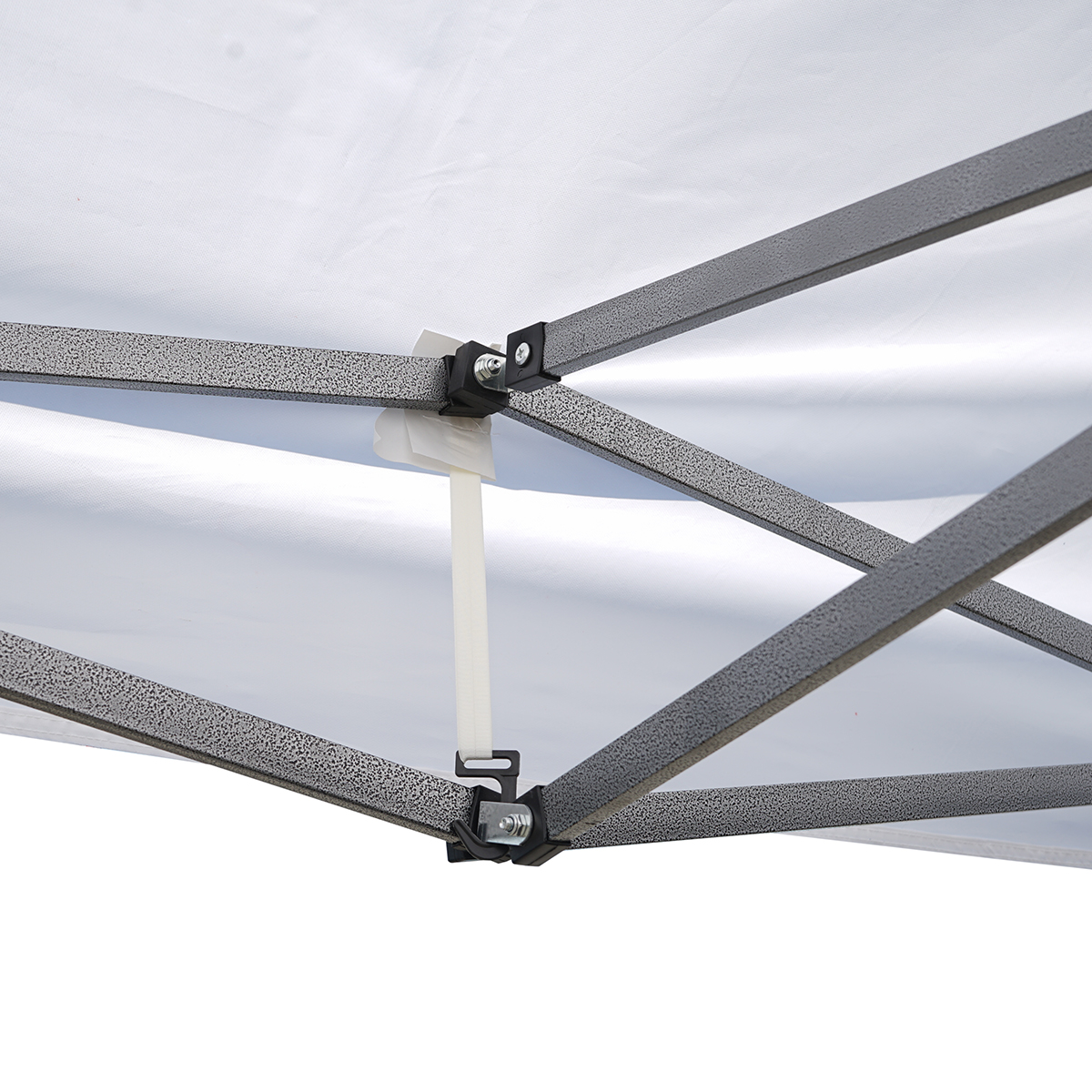 Acoperis cort pavilion 3x4.5m alb - imagine 6