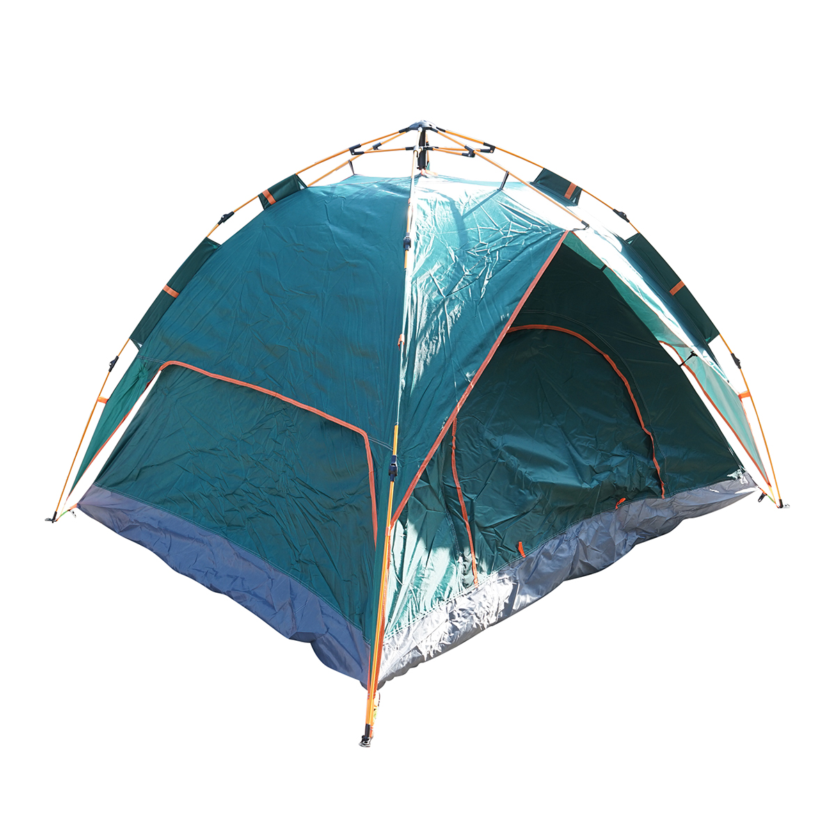 Cort camping 2 persoane pliabil automat pop-up, impermeabil cu protectie UV si plasa anti-insecte 210x210x145cm - imagine 2