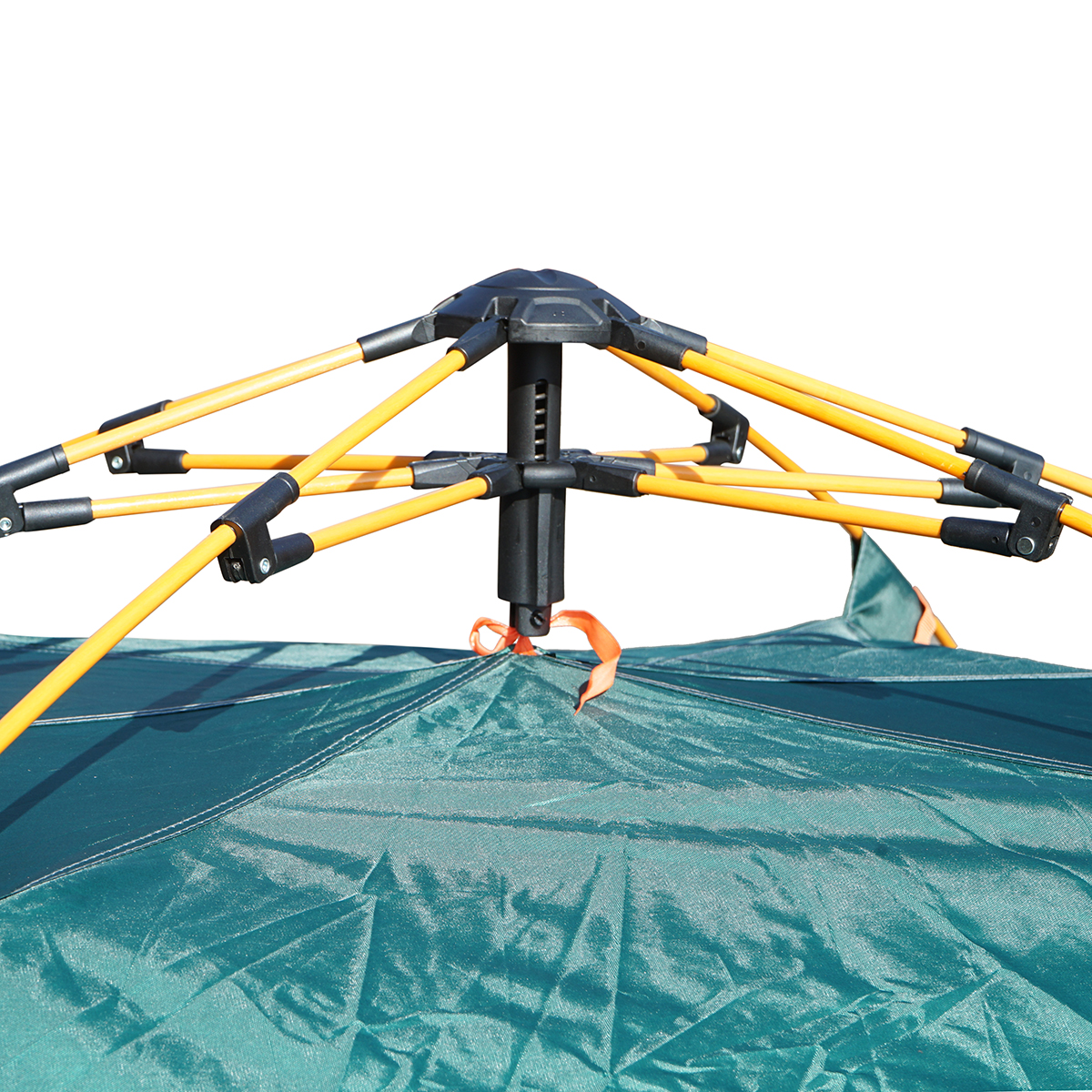 Cort camping 2 persoane pliabil automat pop-up, impermeabil cu protectie UV si plasa anti-insecte 210x210x145cm - imagine 4