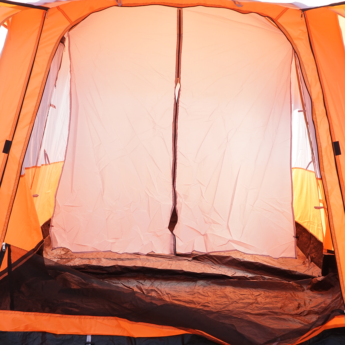 Cort camping 2-4 persoane cu terasa, impermeabil, protectie UV si plasa anti-insecte 330x210x180cm - imagine 6