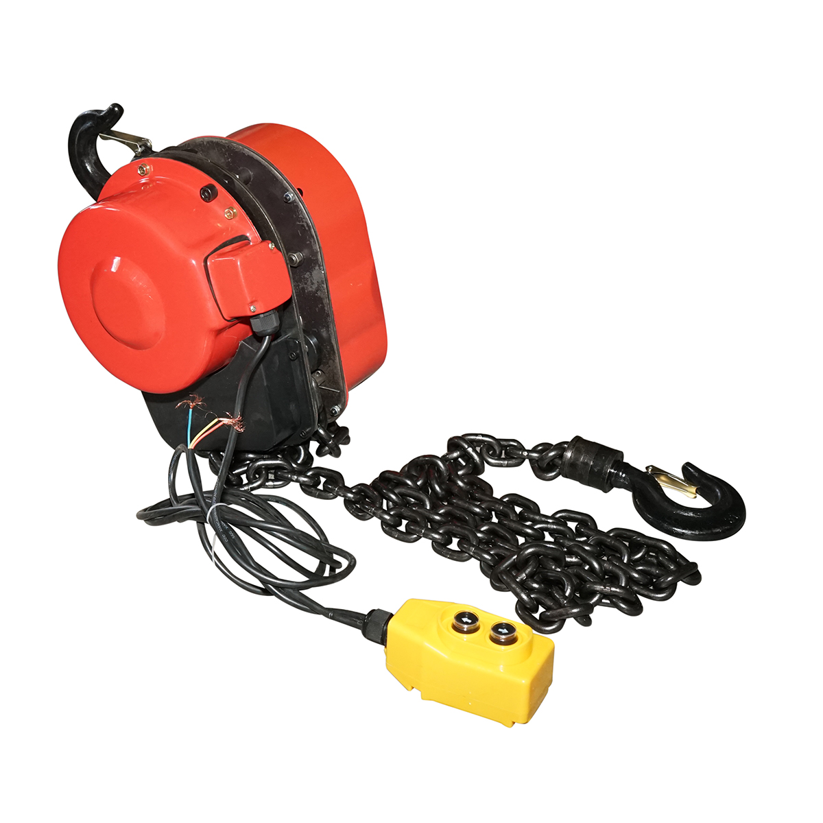 Palan electric otel 380V, 500W cu lant 3m, sarcina maxima 2000kg, carlig cu siguranta 3T Breckner Germany - imagine 2