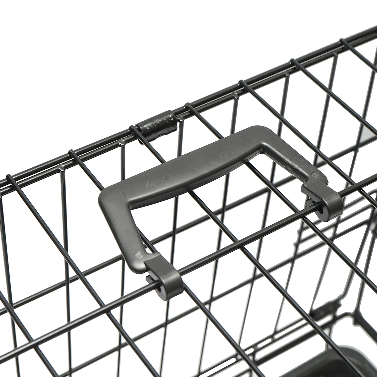 Cusca transport animale pliabila din metal cu tava detasabila si maner 44.5x30.5x36.5cm - imagine 8