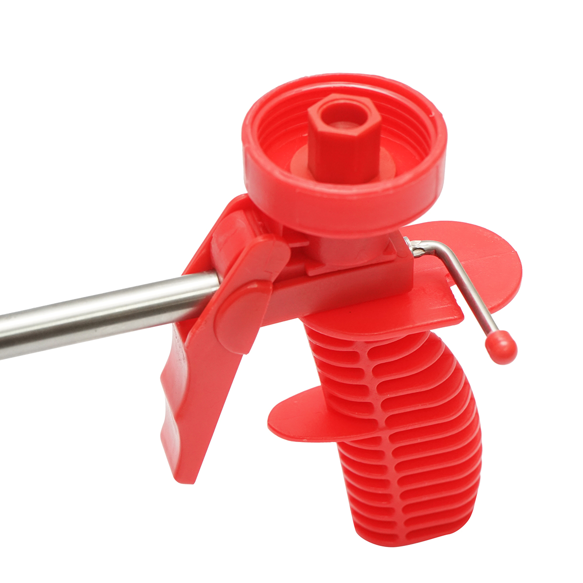 Pistol spuma poliuretanica PU, duza 7mm, 2 extensii 50mm, corp plastic Breckner Germany - imagine 6