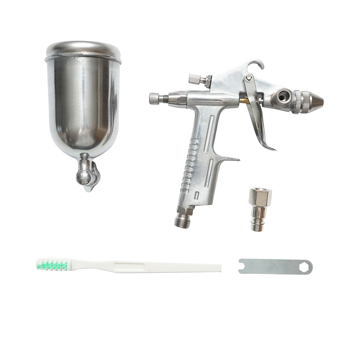 Pistol de vopsit cu aer comprimat 200ml, duza 0.5mm, debit 60ml/min, presiune max. 2.5 bar K-3 - imagine 2