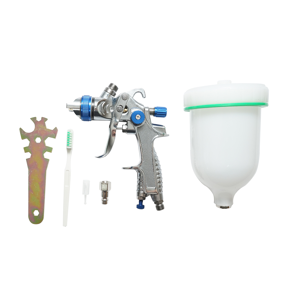 Pistol de vopsit cu aer comprimat 500ml, duza 1.3mm, debit 180ml/min, presiune max. 3.5 bar - imagine 2