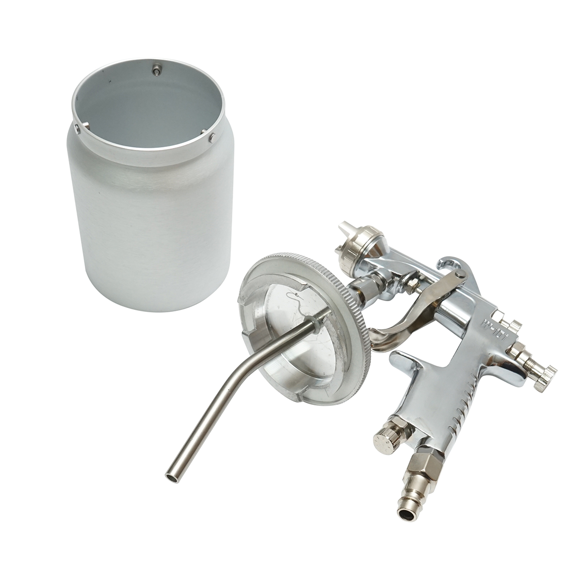 Pistol de vopsit cu aer comprimat 600ml, duza 1.3mm HVLP, debit 190ml/min, presiune max. 5 bar - imagine 4