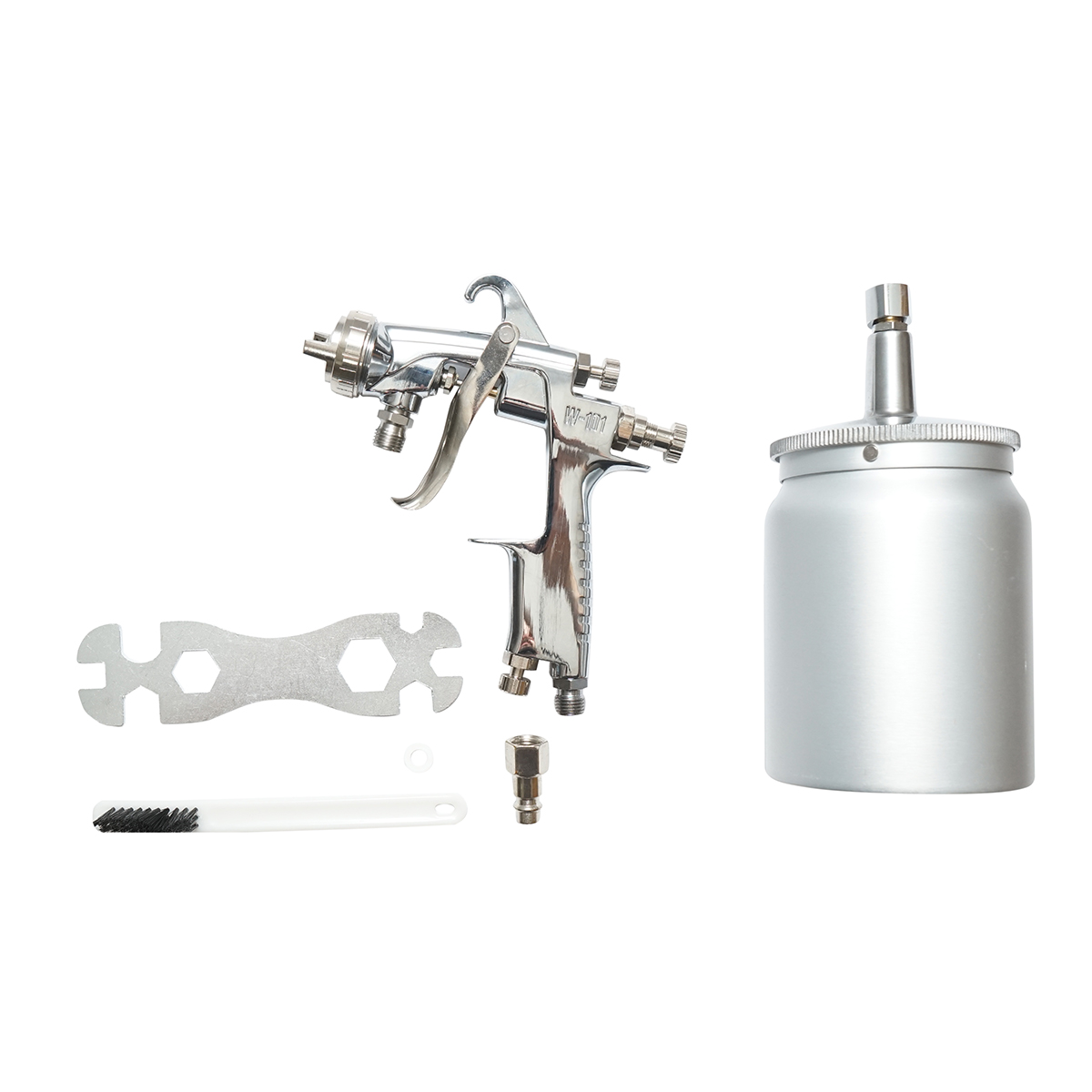 Pistol de vopsit cu aer comprimat 600ml, duza 1.3mm HVLP, debit 190ml/min, presiune max. 5 bar - imagine 2