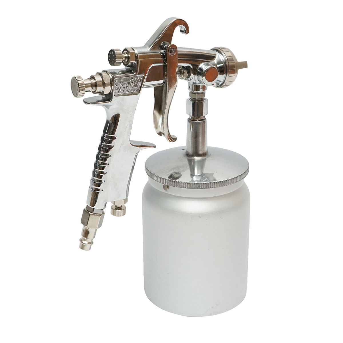 Pistol de vopsit cu aer comprimat 600ml, duza 2mm HVLP, debit 300ml/min, presiune max. 5 bar - imagine 3