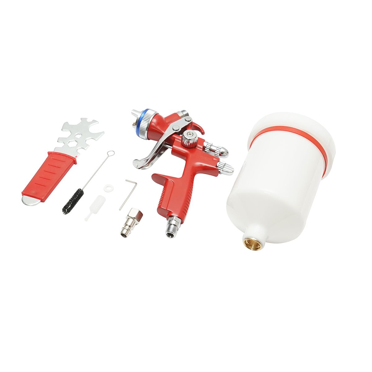 Pistol de vopsit cu aer comprimat 500ml, duza 1.3mm, debit 180ml/min, presiune max. 4 bar - imagine 2