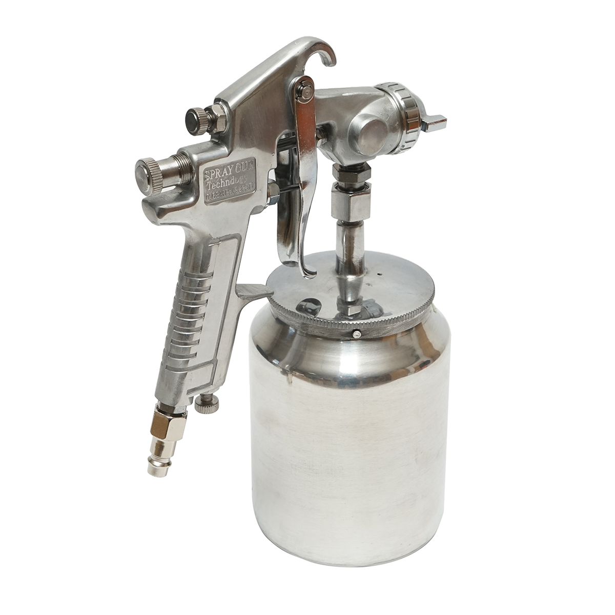 Pistol de vopsit industrial cu aer comprimat 600ml, duza 2.5mm, debit 400ml/min, presiune max. 5 bar - imagine 3