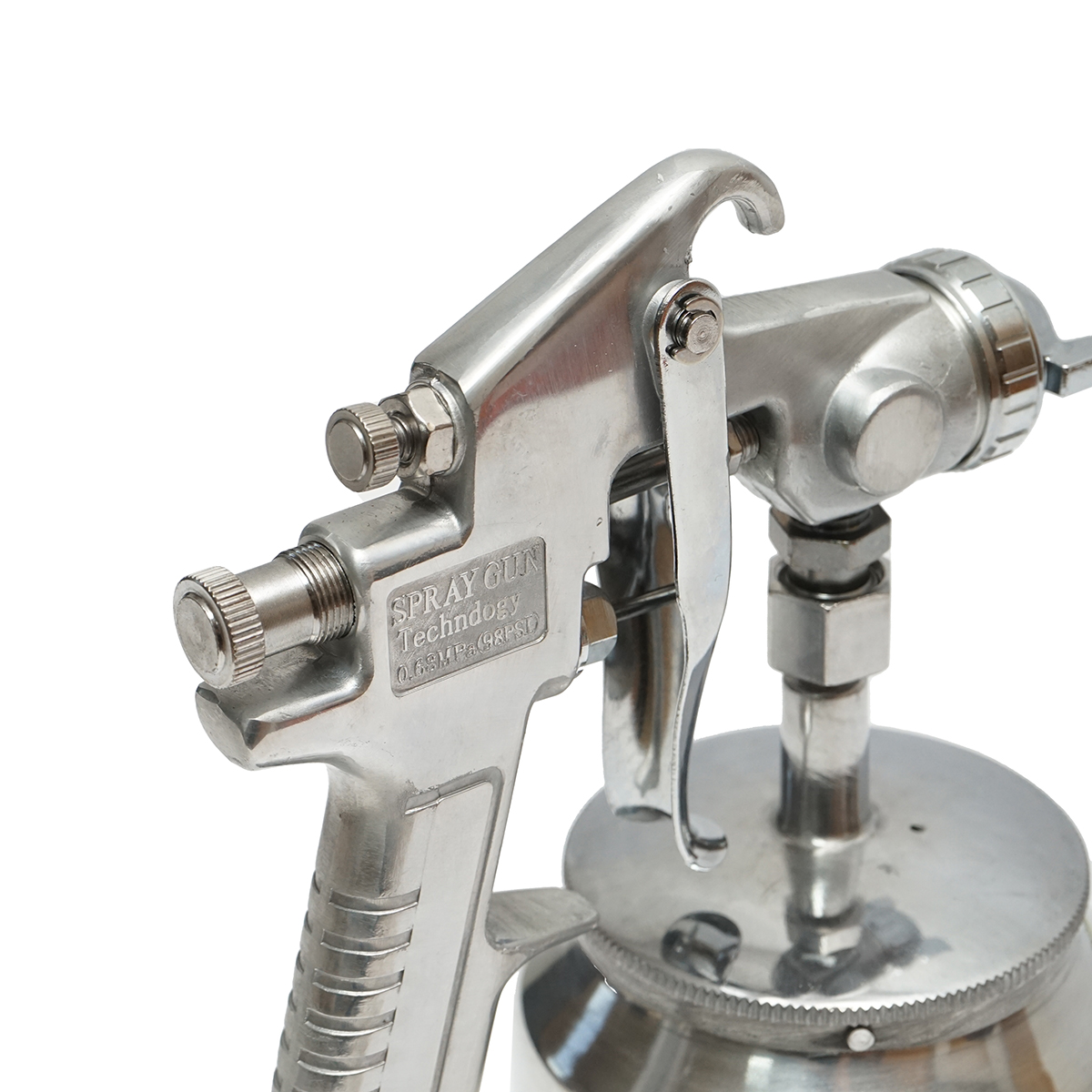 Pistol de vopsit industrial cu aer comprimat 600ml, duza 2.5mm, debit 400ml/min, presiune max. 5 bar - imagine 6