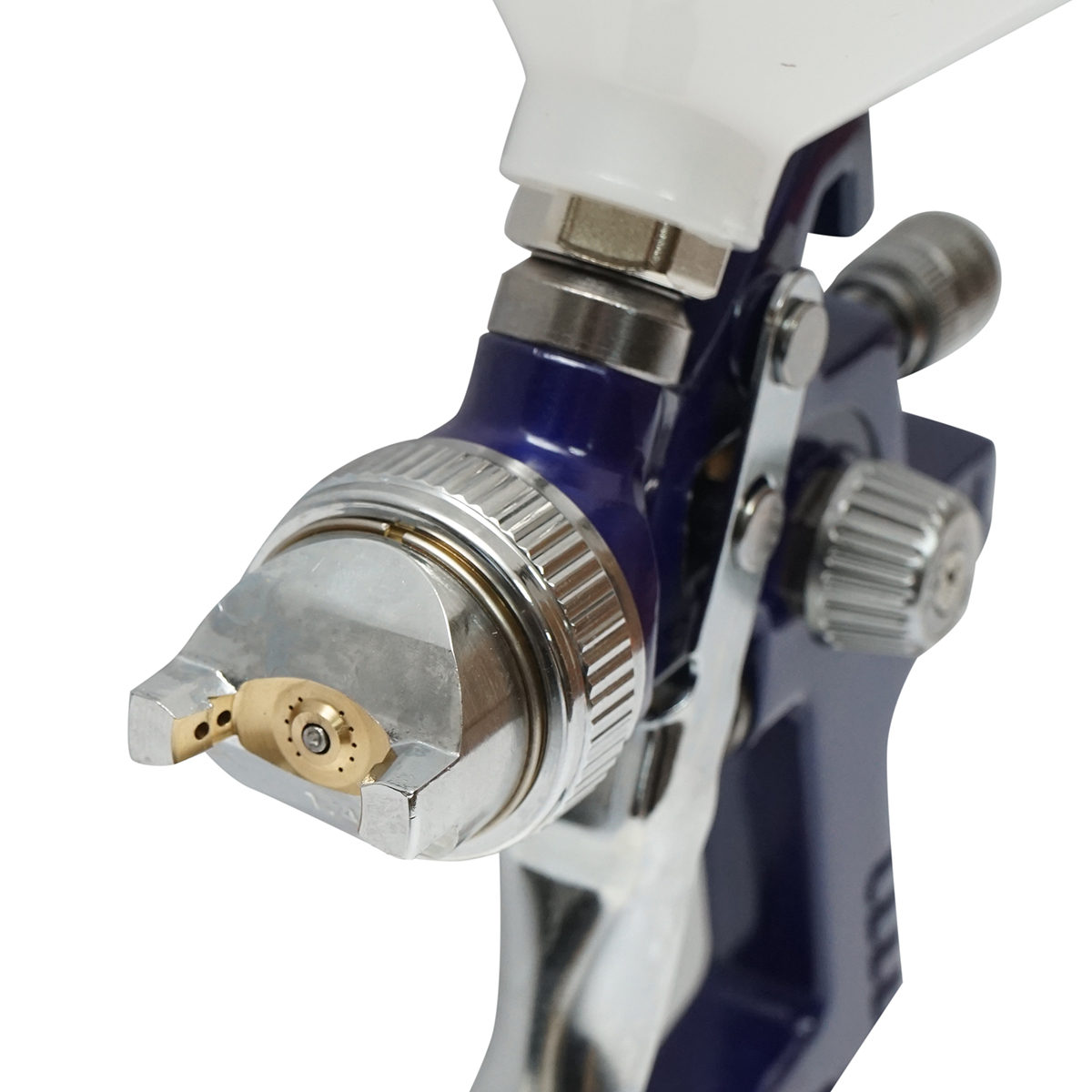 Set pistol de vopsit 600ml cu regulator presiune aer, duza 1.4/1.7mm HVLP, presiune max. 3.1 bar - imagine 4