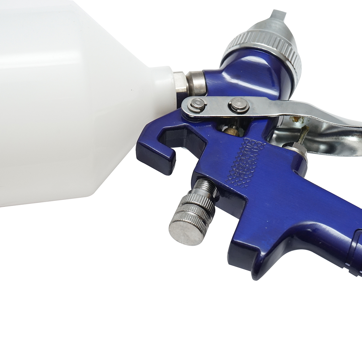 Set pistol de vopsit 600ml cu regulator presiune aer, duza 1.4/1.7mm HVLP, presiune max. 3.1 bar - imagine 6