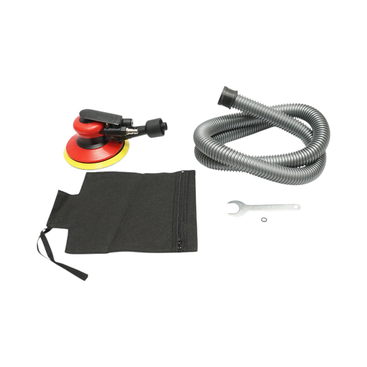 Slefuitor orbital pneumatic 125mm cu sistem de aspirare, viteza 10000rpm, orbita 2.5mm, presiune max. 6 bar Heavy Duty - imagine 2