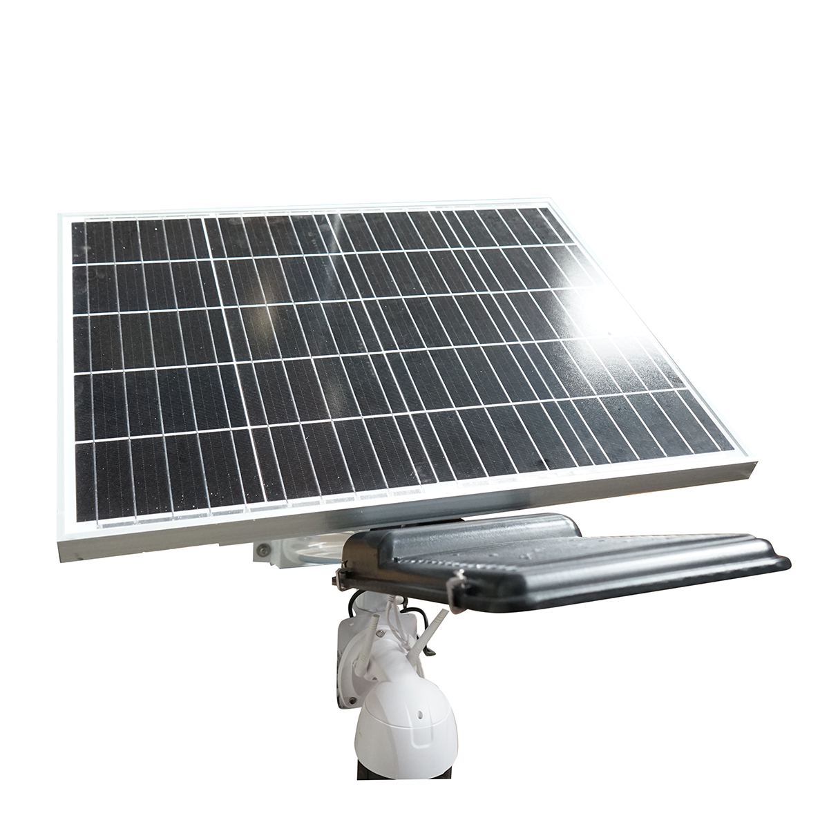 Lampa stradala LED 300W cu panou solar 60W, camera supraveghere 4G si baterie 16000mAh Breckner Germany - imagine 7