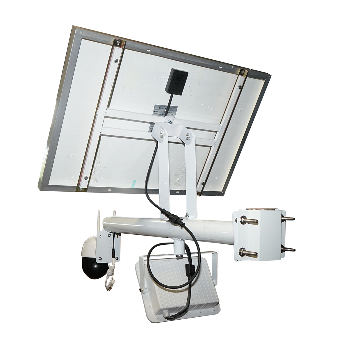 Lampa LED 200W cu panou solar 50W si camera supraveghere WIFI Breckner Germany - imagine 5