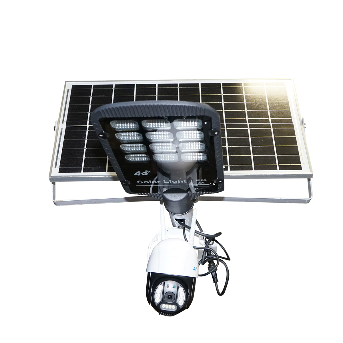 Lampa stradala LED 100W cu panou solar 40W si camera supraveghere 4G Breckner Germany - imagine 4
