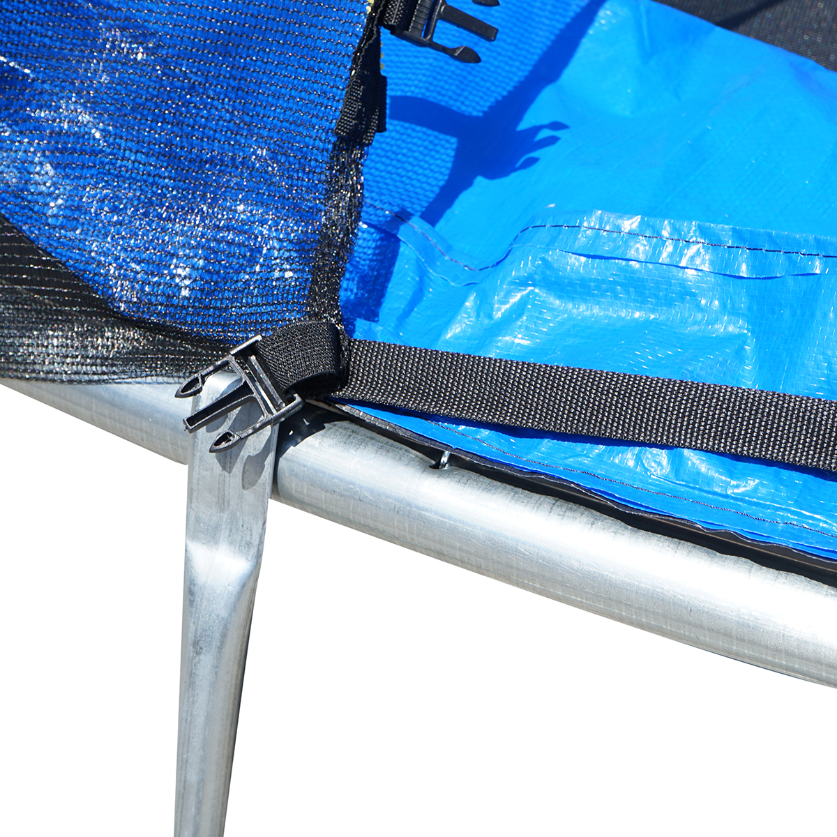 Trambulina 244 cm cu scara si plasa laterala, max 50 kg, Breckner Germany - imagine 13