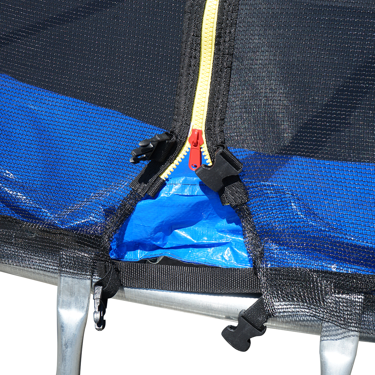 Trambulina 244 cm cu scara si plasa laterala, max 50 kg, Breckner Germany - imagine 10