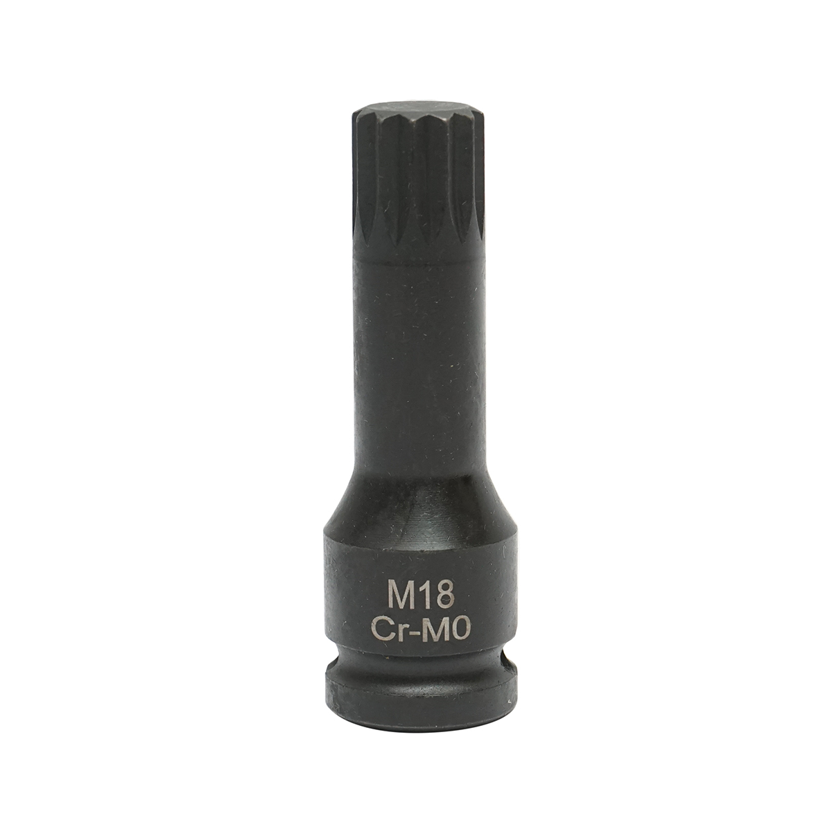Cheie tubulara de impact spline M18, 78mm, patrat 1/2 inch Cr-Mo