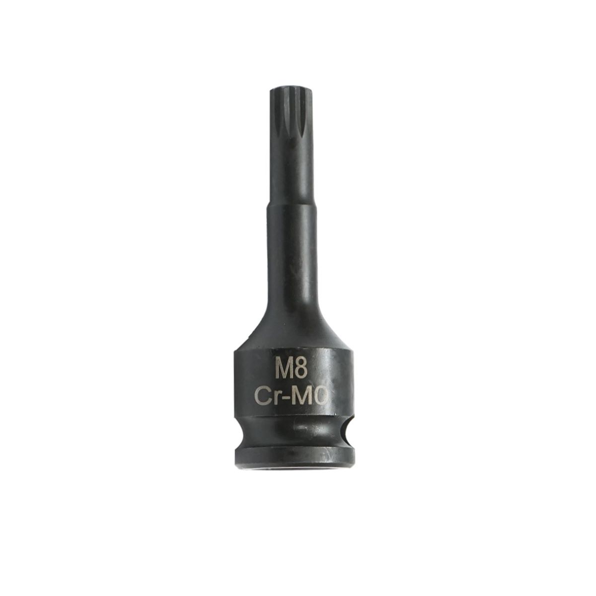 Cheie tubulara de impact spline M8, 60mm, patrat 3/8 inch Cr-Mo