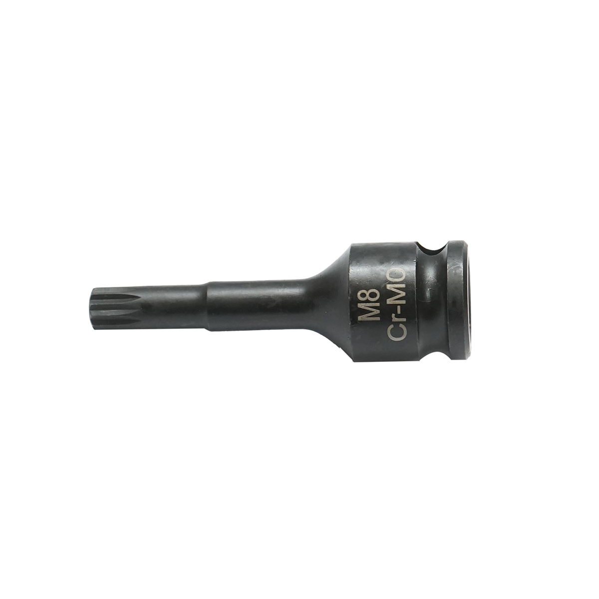 Cheie tubulara de impact spline M8, 60mm, patrat 3/8 inch Cr-Mo - imagine 3