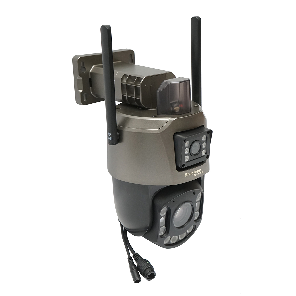 Camera de supraveghere lentila duala 6MP, WIFI P2P, rotativa 360 PTZ cu senzor de miscare, sirena, detectie umana si aplicatie iCSee - imagine 4