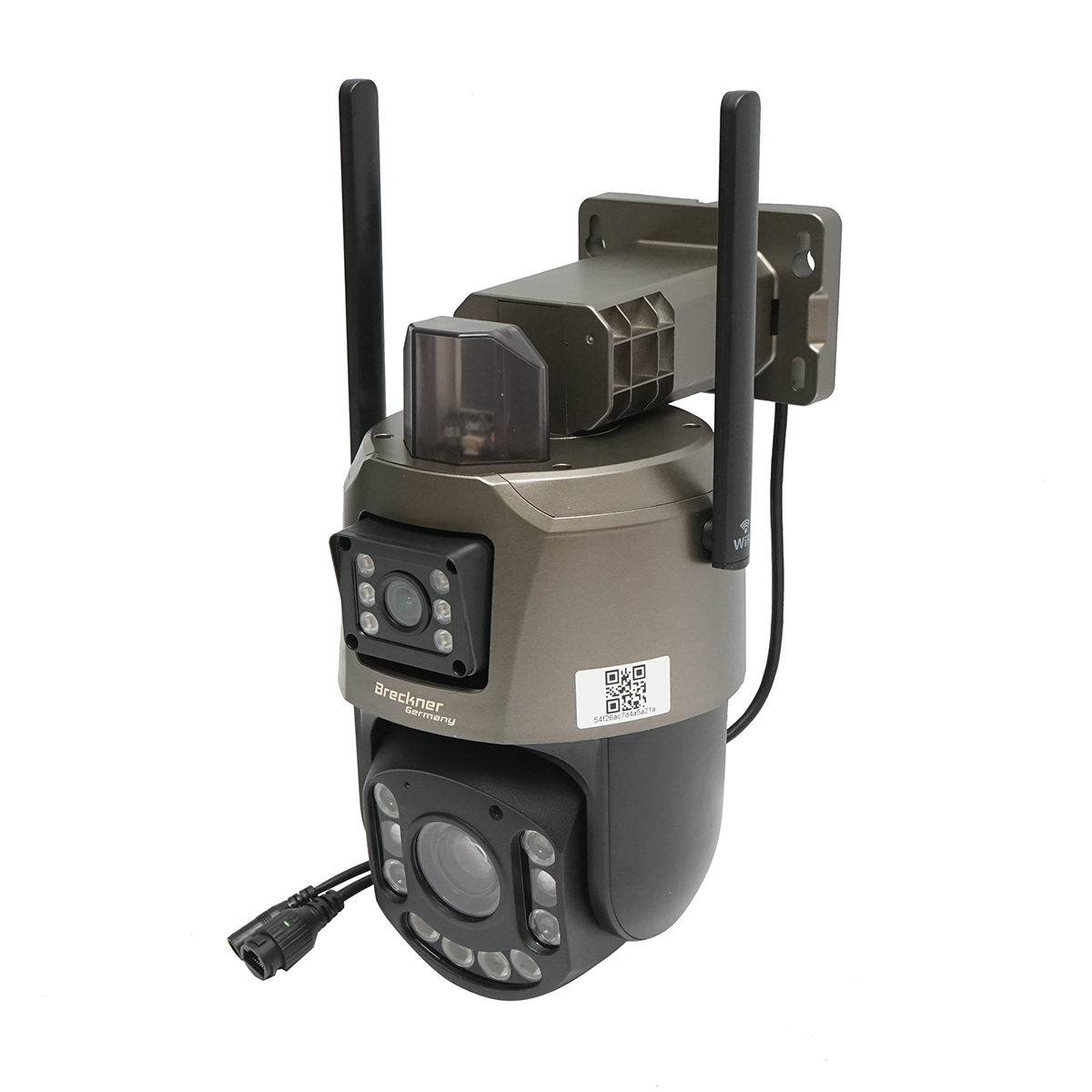 Camera de supraveghere lentila duala 6MP, WIFI P2P, rotativa 360 PTZ cu senzor de miscare, sirena, detectie umana si aplicatie iCSee - imagine 2