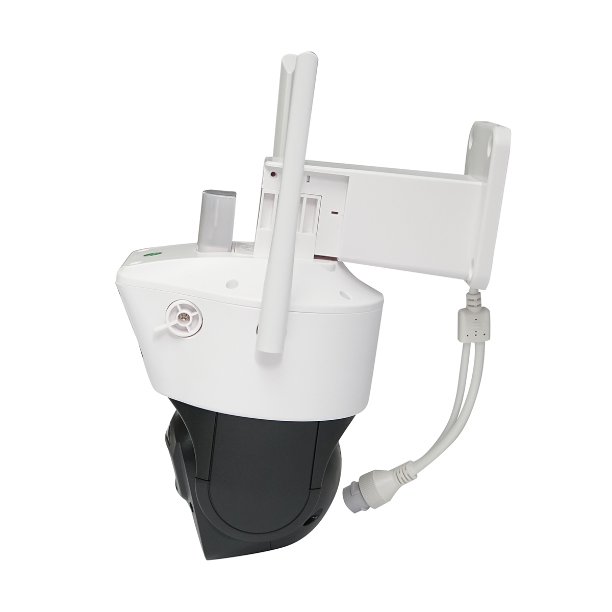 Camera de supraveghere lentila duala 6MP, WIFI P2P, rotativa 360 PTZ cu senzor de miscare, sirena, detectie umana, google assistant si aplicatie iCSee - imagine 3