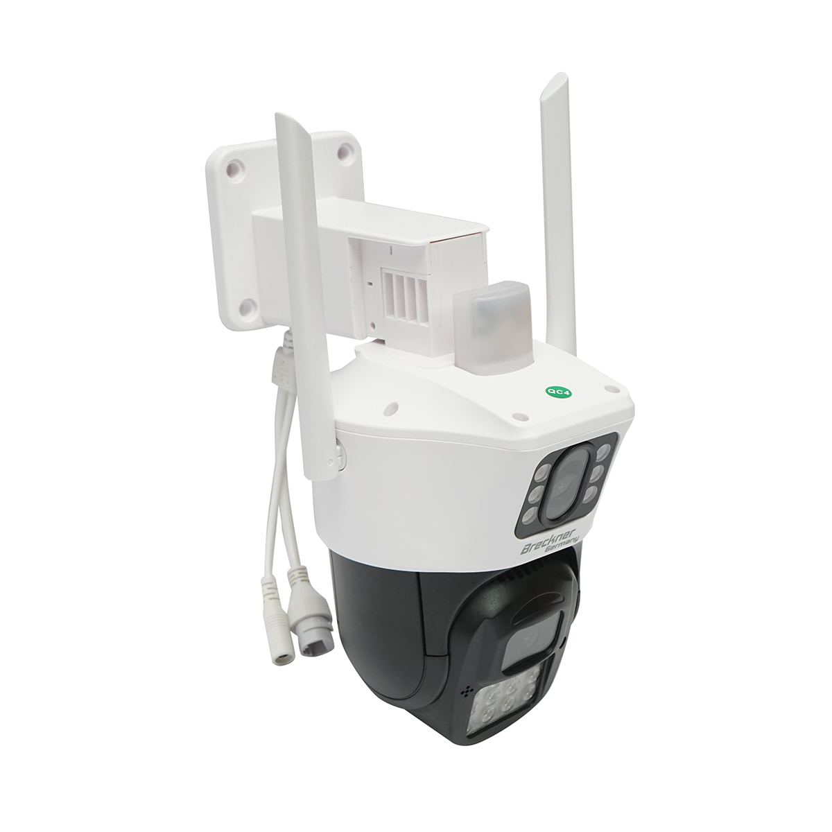 Camera de supraveghere lentila duala 6MP, WIFI P2P, rotativa 360 PTZ cu senzor de miscare, sirena, detectie umana, google assistant si aplicatie iCSee - imagine 4