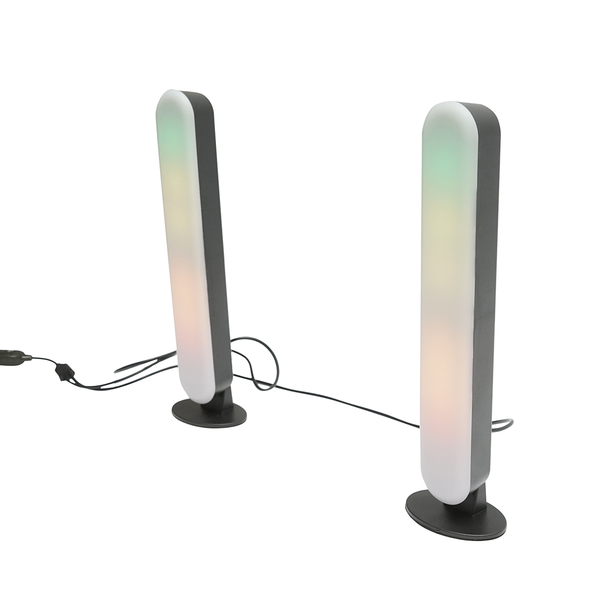 Set lampi decorative LED RGB 5W dimabile, control vocal, mod muzica, dinamic, static cu telecomanda, bluetooth, aplicatie Raingel - imagine 5