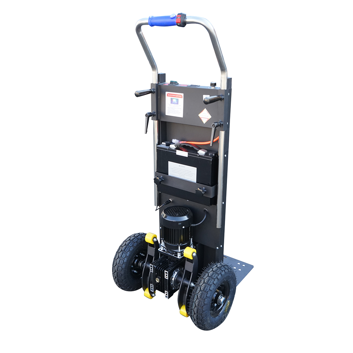 Carucior electric transport marfa pe trepte si scari 1500W, sarcina maxima 200Kg - imagine 4