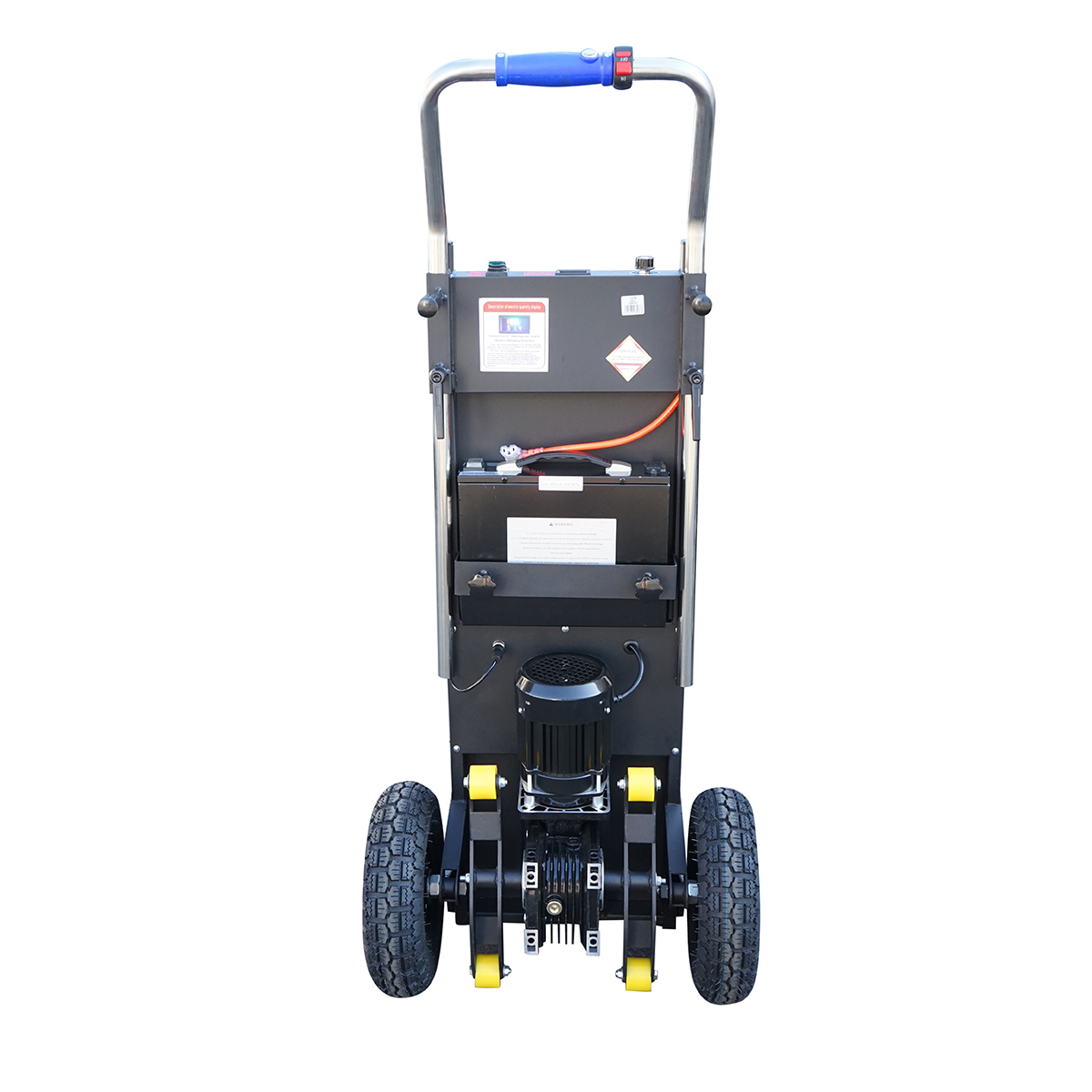 Carucior electric transport marfa pe trepte si scari 1500W, sarcina maxima 200Kg - imagine 3