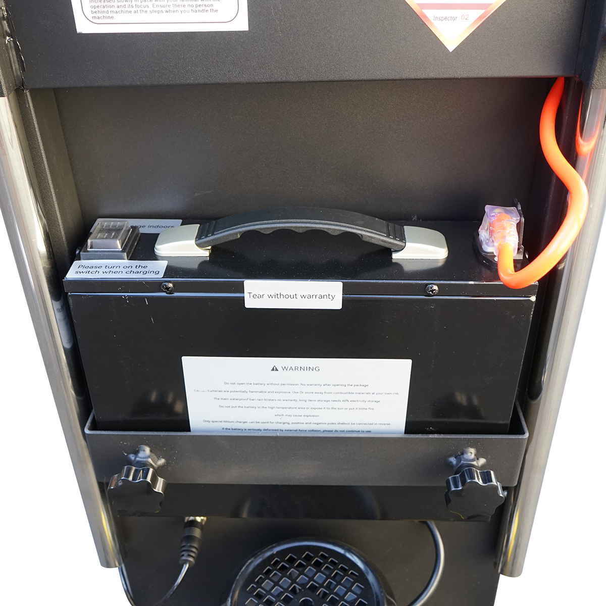 Carucior electric transport marfa pe trepte si scari 1500W, sarcina maxima 200Kg - imagine 8