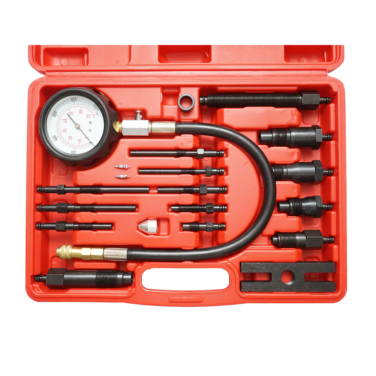 Trusa tester compresie motoare diesel camioane 0-70 bar Breckner Germany - imagine 3